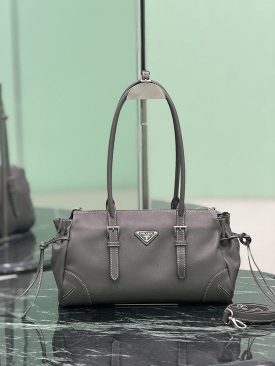 Prada Vintage Leather Tote Bag 1BG628