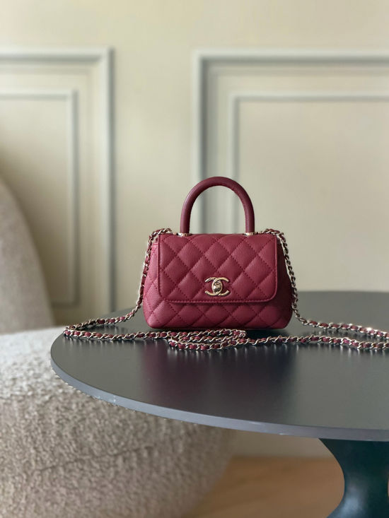Chanel 26C Classic Handbag with Light Gold Hardware 17517