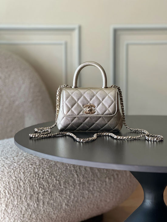 Chanel 26C Classic Handbag with Light Gold Hardware 17513