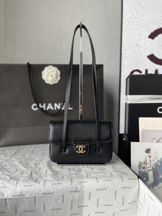 Chanel Preppy Coco Grained Leather Handbag AP5168