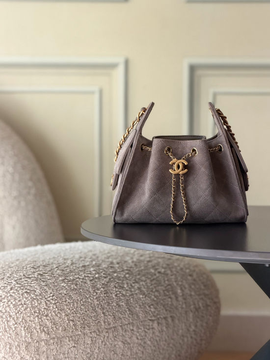 Chanel Hippie Suede Large Capacity Bag