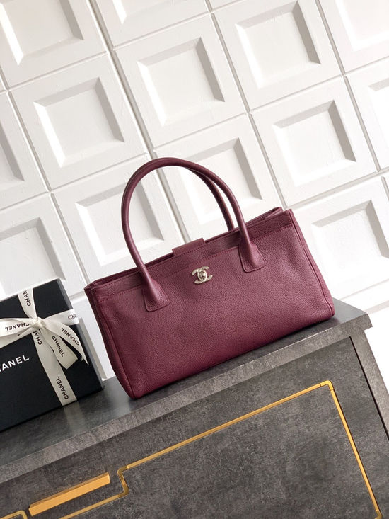 Chanel Cerf Caviar Leather Tote Bag AS6055