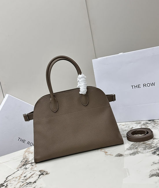 The Row Soft Margaux Grained Calfskin Tote Bag T1586