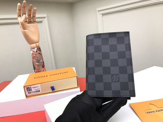 Louis Vuitton Damier Graphite Passport Holder N64411