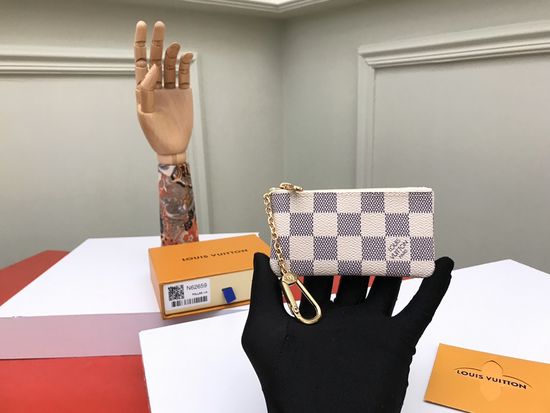 Louis Vuitton Wallet Clutch Damier Azur Card Holder N62659