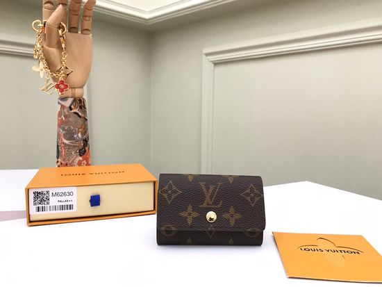 Louis Vuitton Monogram Canvas Key Holder Wallet M62630