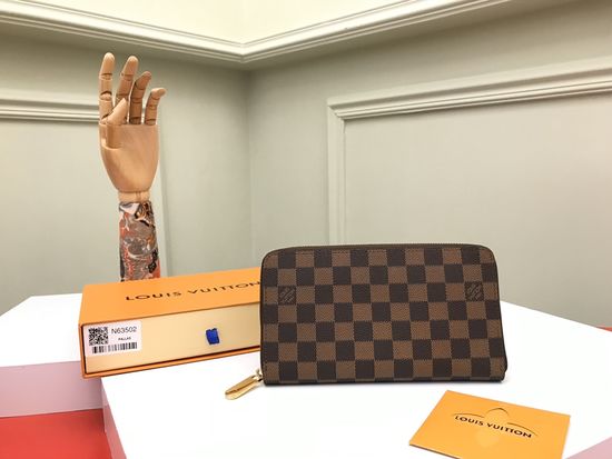 Louis Vuitton Brown Monogram Zippy Organizer Wallet with Coin Pocket 14948
