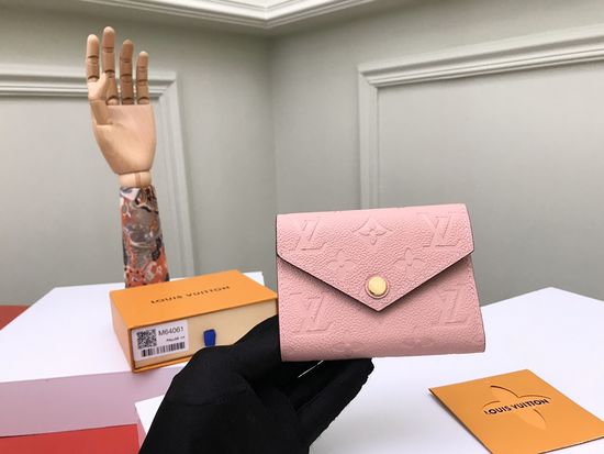 Louis Vuitton Victorine Wallet Embossed Leather M64061