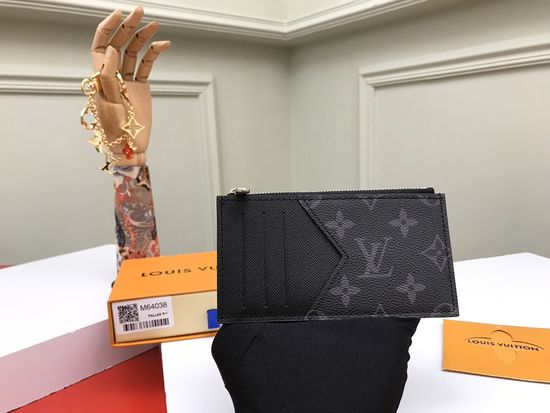 Louis Vuitton Damier Graphite Card And Coin Holder M30271