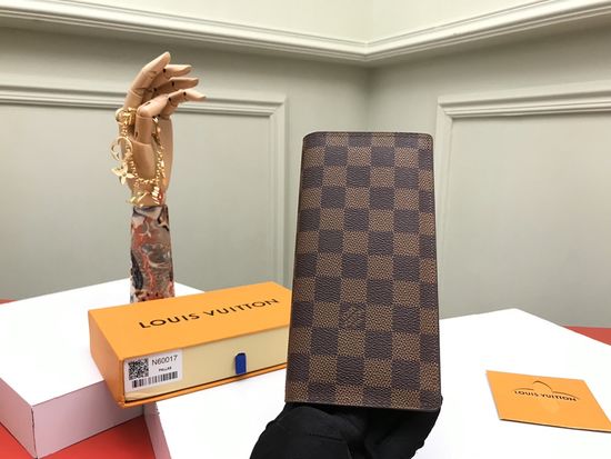 Louis Vuitton Brazza Wallet Damier Graphite N60017