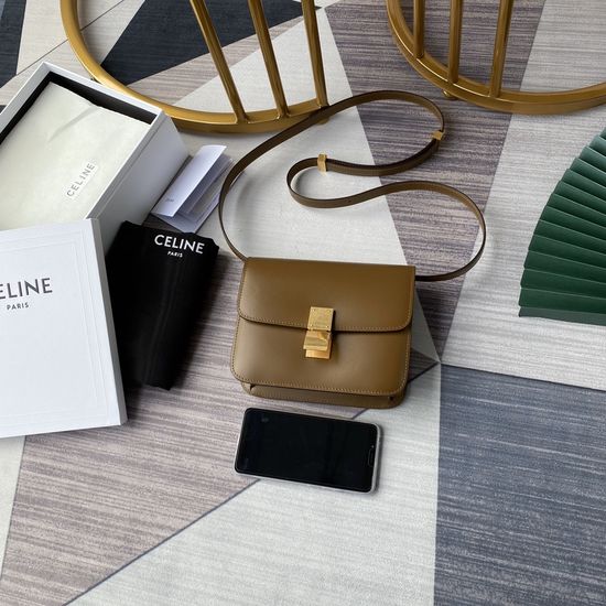 Celine Box Latest Size Leather Handbag 11043