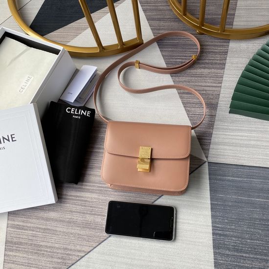 Celine Box Bag Grained Cowhide Medium 11043