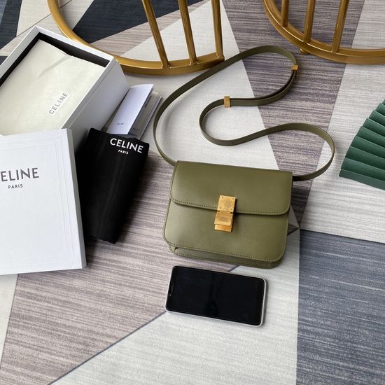 Celine Box Medium Tofu Crossbody Bag 11043