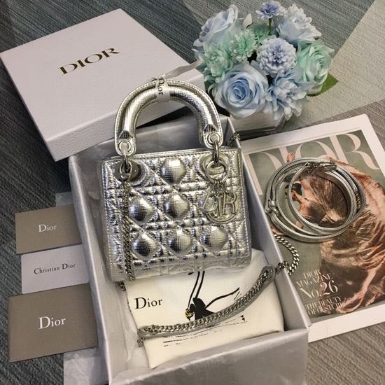 Christian Dior DIO.R Flap Shoulder Bag With Double Straps 6603