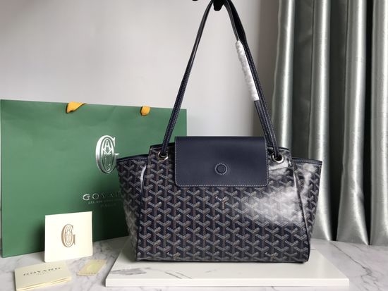 Goyard Rouette Canvas Leather Convertible Bag 6167