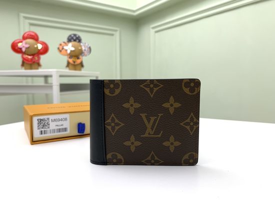 Louis Vuitton Monogram Macassar Multiple Short Wallet M69408