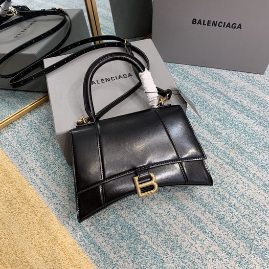 Balenciaga Hourglass Croc-Embossed Bag 8895