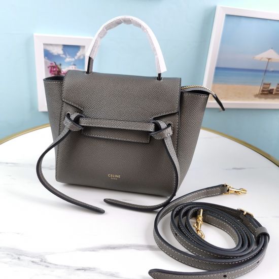Celine Belt Pico Mini Grain Leather Bag 194263