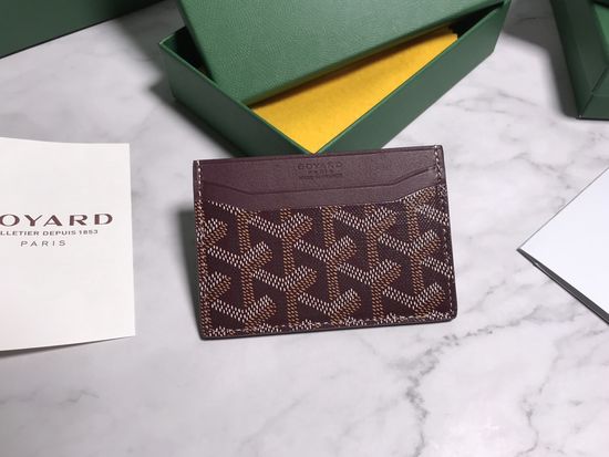 Goyard Elegant Card Case in Top Layer Cowhide 10989