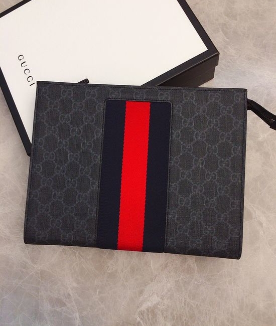 Gucci Large Capacity Leather Clutch 475316