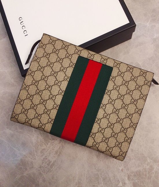 Gucci Large Capacity Leather Clutch 475316