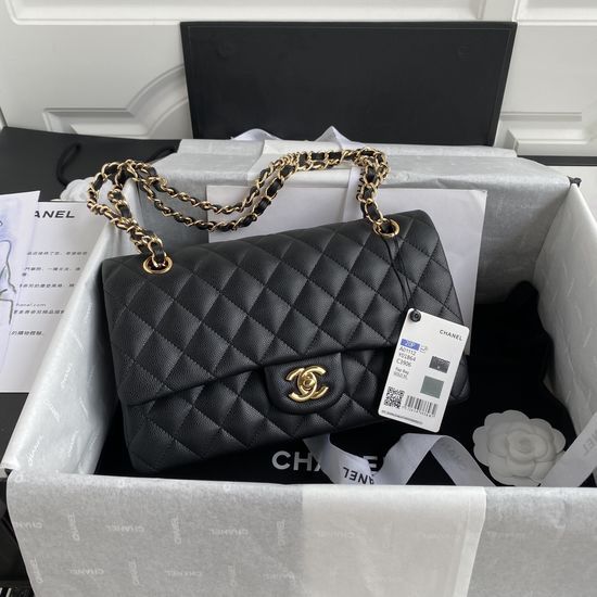 Chanel Classic Flap Elegant Genuine Leather Bag A01112