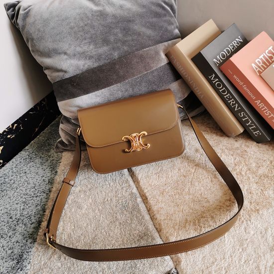 Celine Triomphe Classic Redefined Handbag with Pure Sheepskin Lining 187363