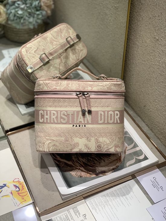 Christian Dior Embroidered Cosmetic Bag 10464