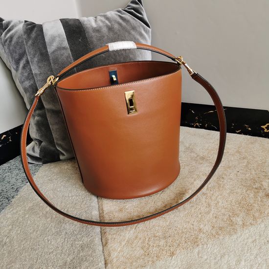 Celine BUCKET 16 Series Soft Leather Water Bucket Bag 195573