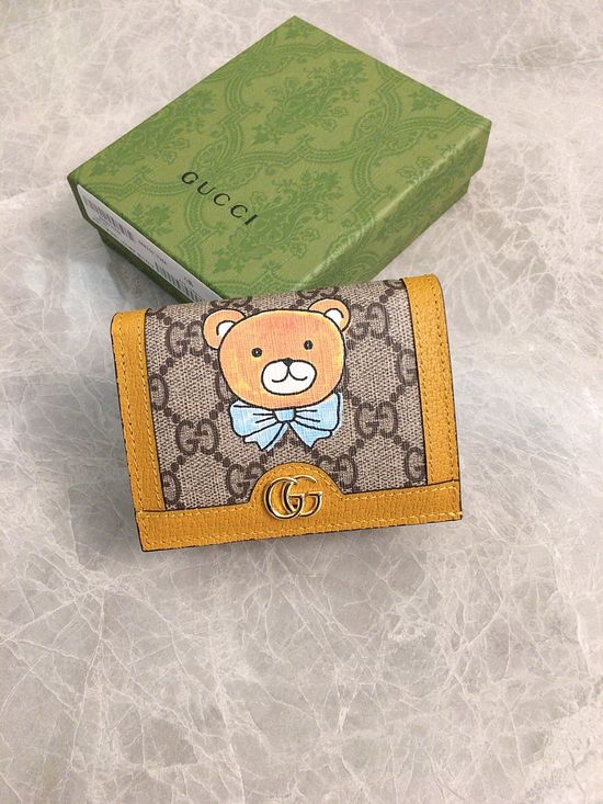 Gucci KAI Bear Card Holder 660510