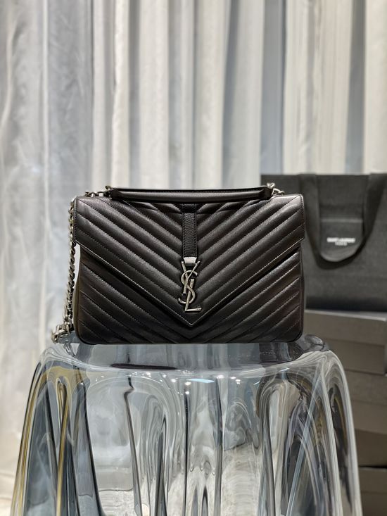 Yves Saint Laurent Monogram College Classic Handbag 487212