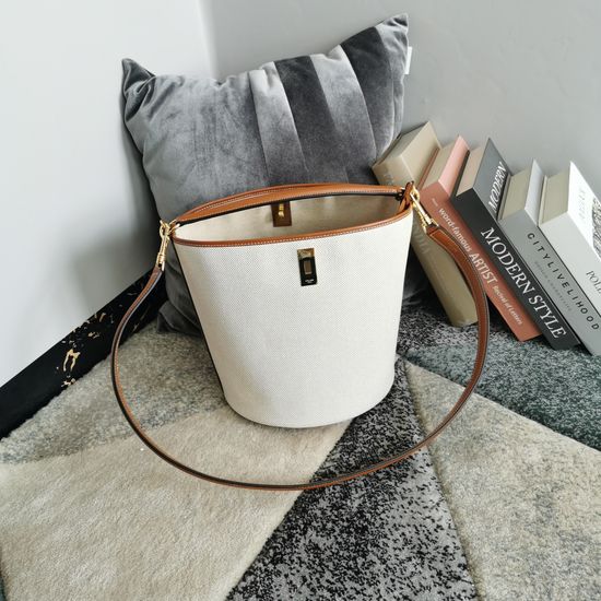 Celine BUCKET 16 Fabric Bucket Bag 195573