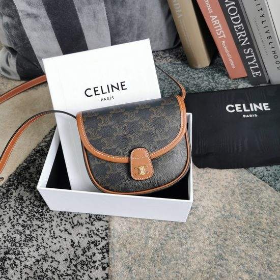 Celine BESACE Mini Saddle Bag 196702