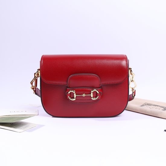Gucci Handbag Red Leather Bag 658574