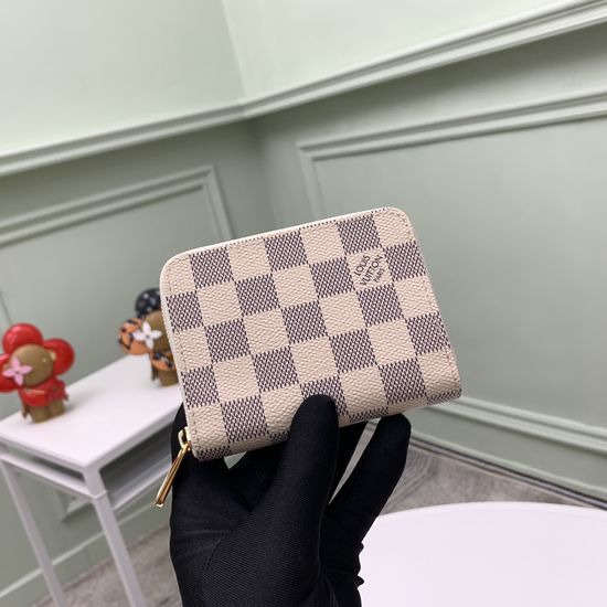 Louis Vuitton Zipper Coin Pocket Compact Card Holder N63069