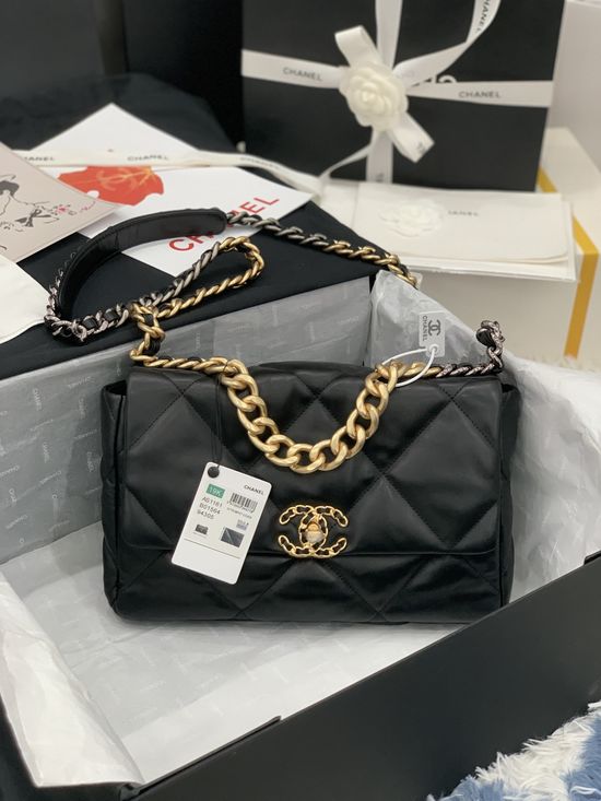 Chanel 19 Classic Lambskin Quilted Bag AS1161