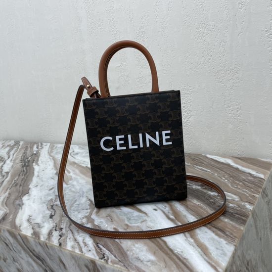 Celine CABAS TRIOMPHE Mini Vertical Handbag 194372