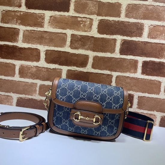 Gucci Classic Denim Blue Bag 658574