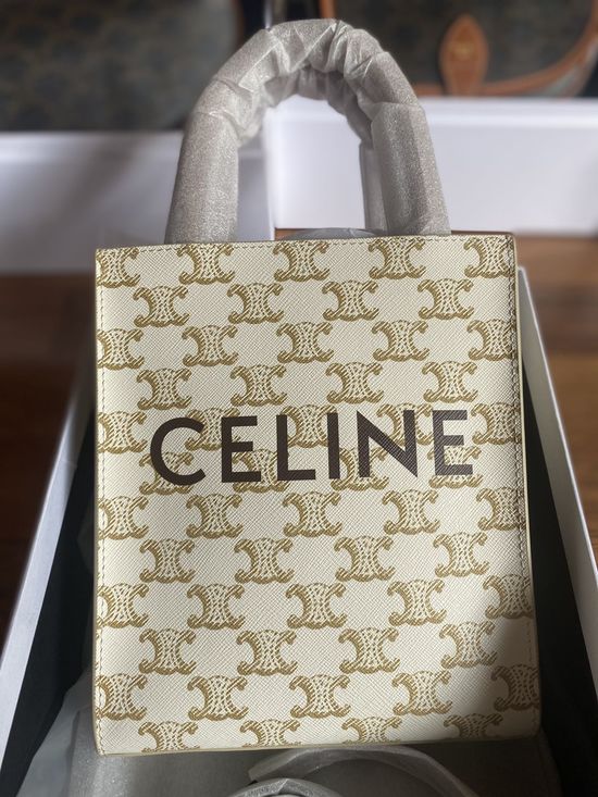 Celine mini Tote Heart Embroidery Tote 194372