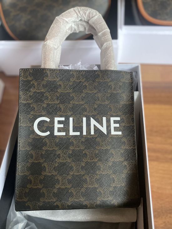 Celine Mini Tote Embroidered Bag 194372