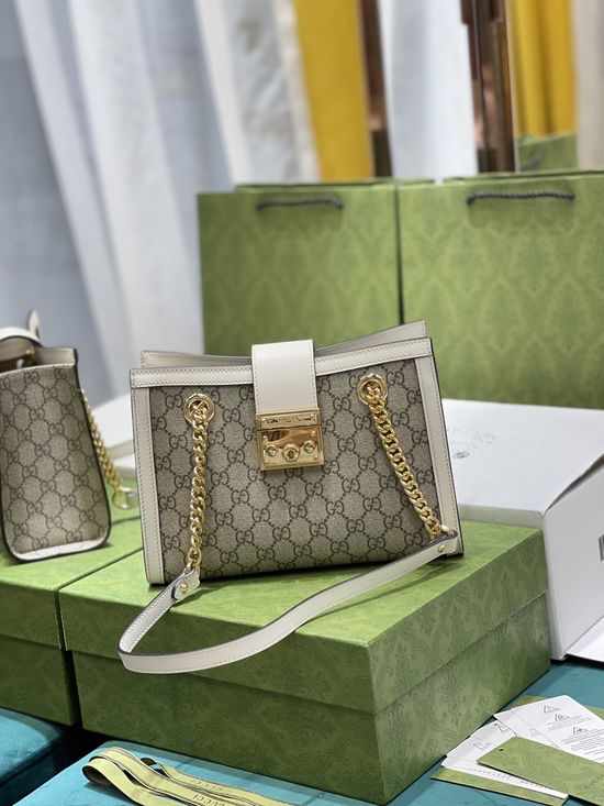 Gucci Supreme Canvas Flap Shoulder Bag 498156