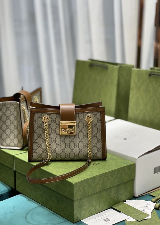 Gucci Supreme Flap Shoulder Chain Bag 498156
