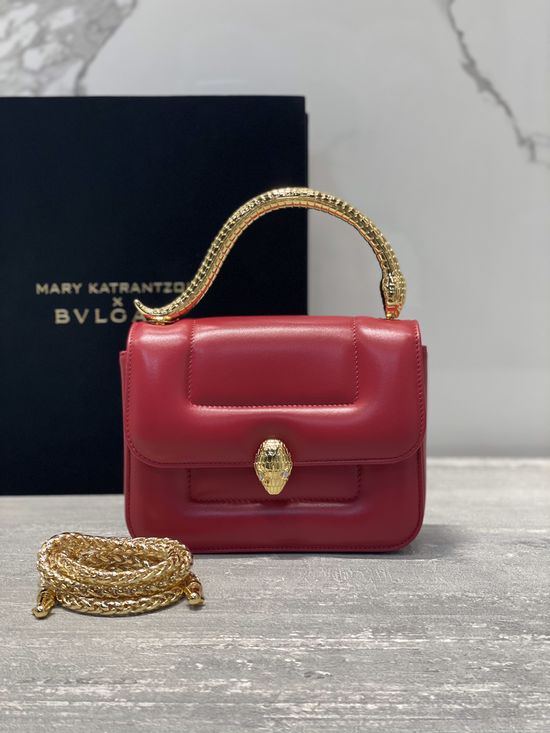 Bvlgari SERPENTI Small Leather Crossbody Bag 291071