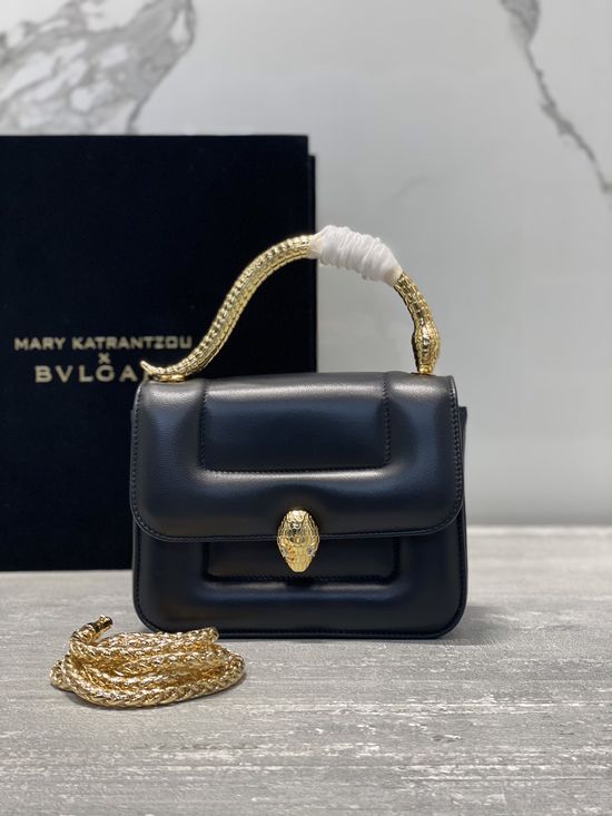 Bvlgari SERPENTI Special Edition Leather Handbag 291071