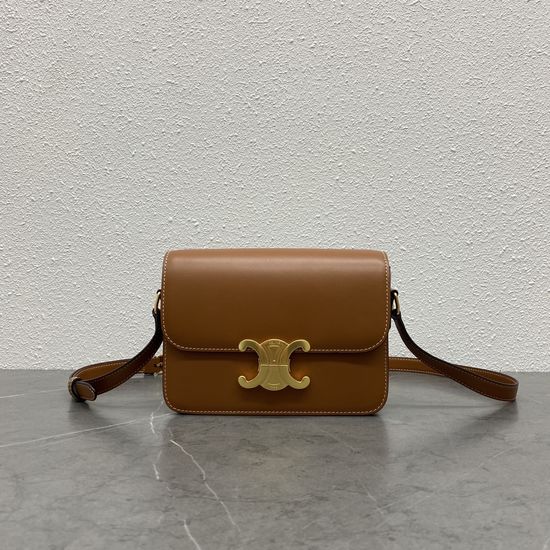 Celine Triomphe Bag Vintage Cowhide Leather 188423