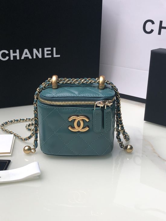 Chanel Makeup Box Leather Storage Case AP2292