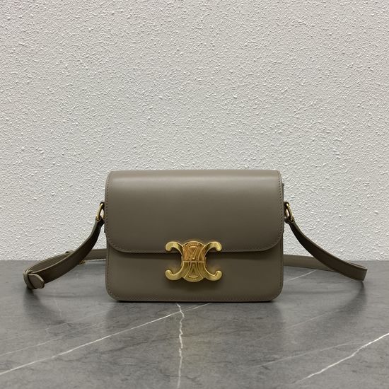 Celine Triomphe Classic Retro Style Bag 188423 Gray
