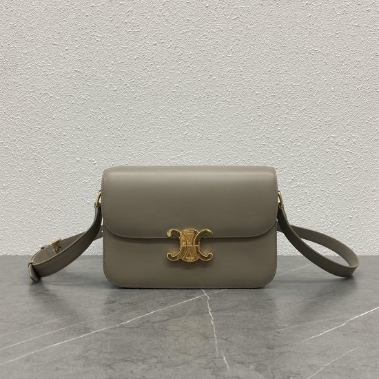 Celine Triomphe Calfskin Retro Shoulder Bag 187368