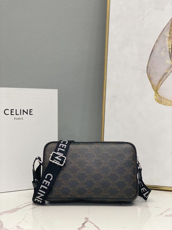 Celine Triomphe Canvas Messenger Bag 197202