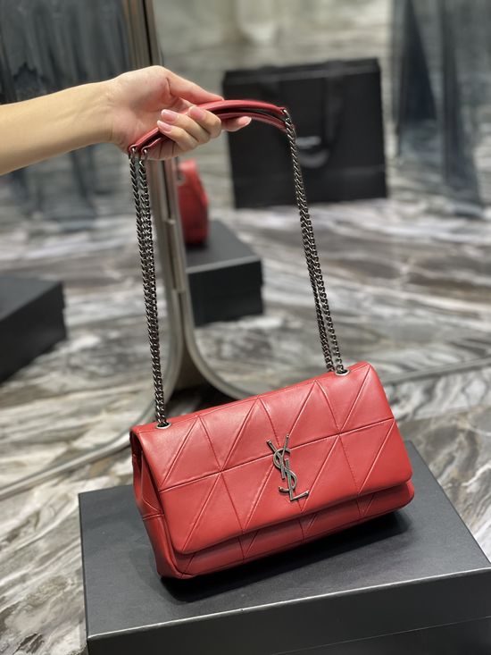 Yves Saint Laurent Patchwork Lambskin Medium Shoulder Bag 515821